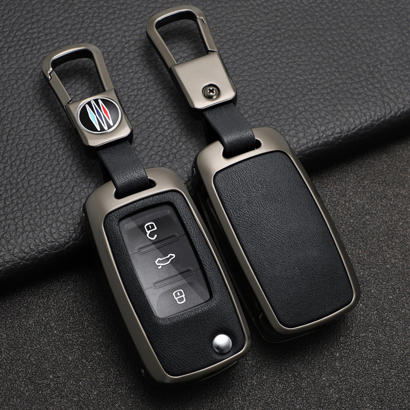 适用起亚田丰标致奥迪大众改装遥控钥匙套后配增配比亚迪F3锁匙包