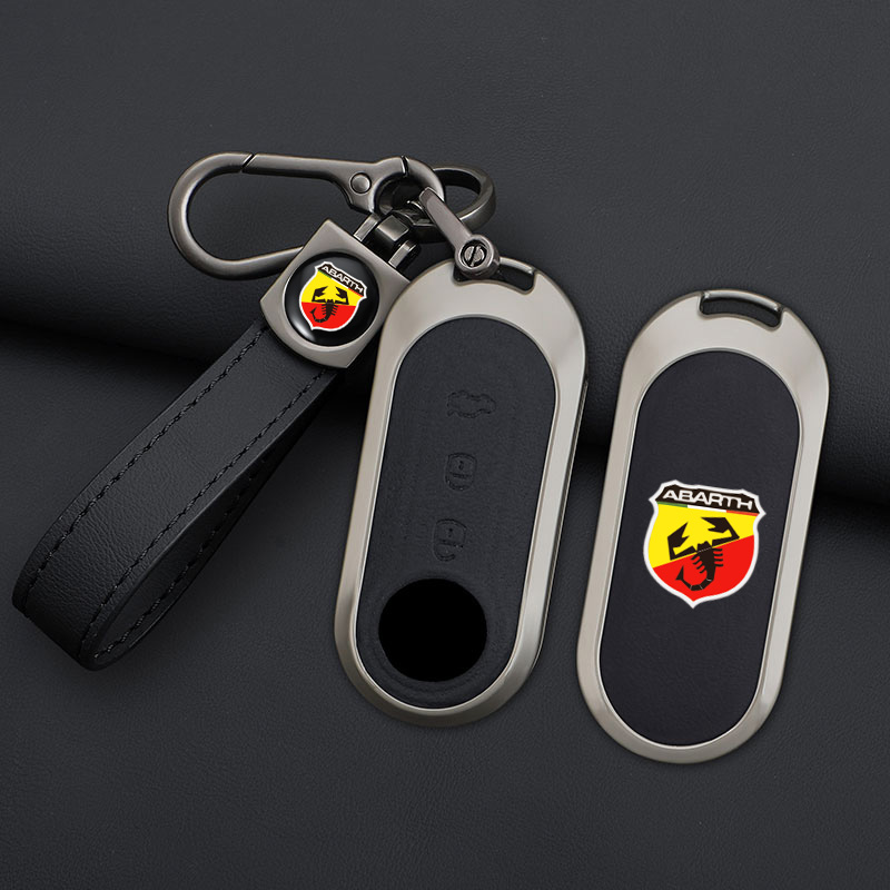 适用于菲亚特500博悦Bravo钥匙套Panda朋多Punto欧胜壳Stilo包扣