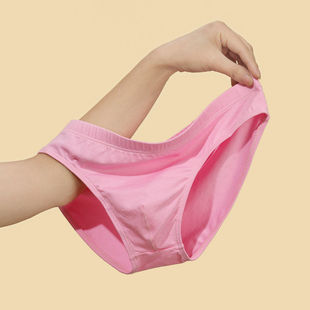 男士短裤三角裤 男纯棉 100 全棉 一等品 性感内裤 红色大码 新款