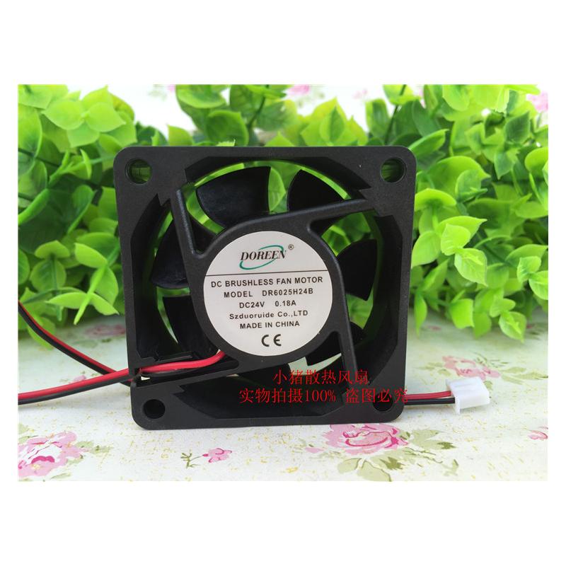 全新DOREEN舞台灯风扇 DR6025B24H 24V 0.18A摇头灯散热配件 6CM