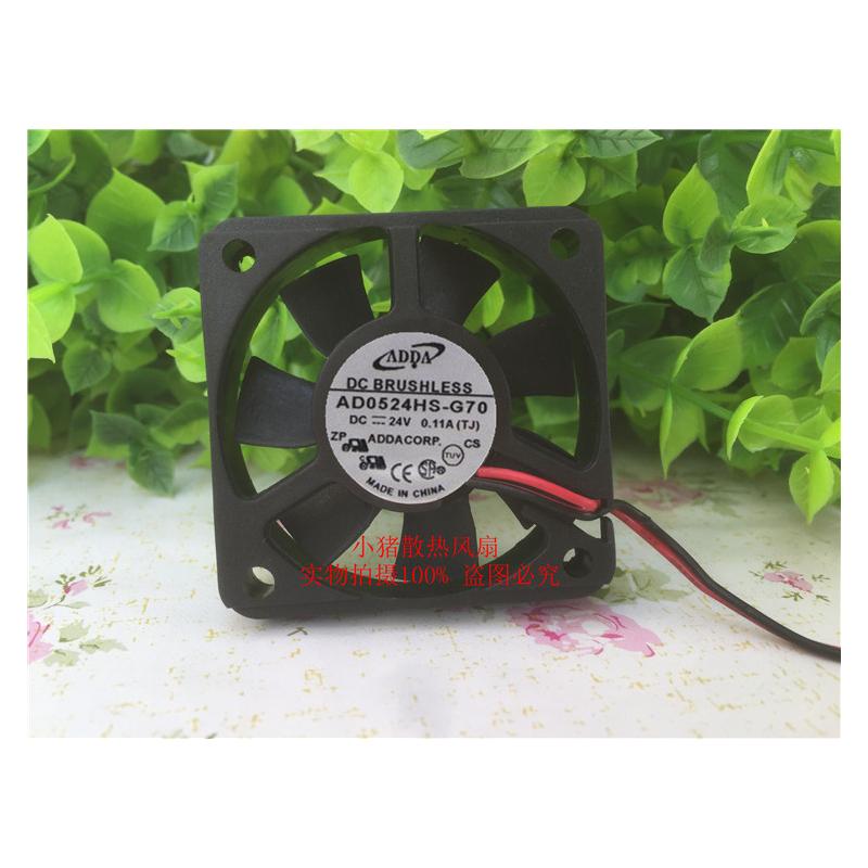 新品台湾ADDA 5010 5CM厘米 24V AD0524HS-G70 变频器 散热风扇