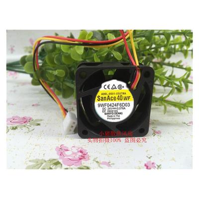 9WF0424F6D03 A90L-0001-0507#A原装发那科风扇 三针式发那科插头