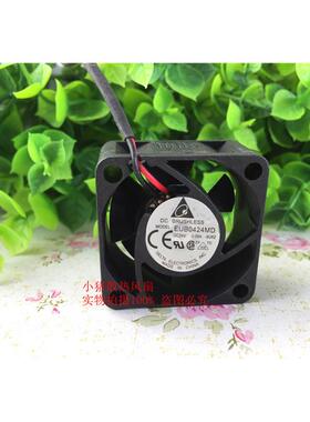 原装台达 EUB0424MD 4CM厘米 4020 MM 24V .08A 2/3线散热风扇