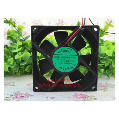 原装ADDA AD0824HX-A70GL 24V 80*25MM 8CM厘米 变频器散热风扇