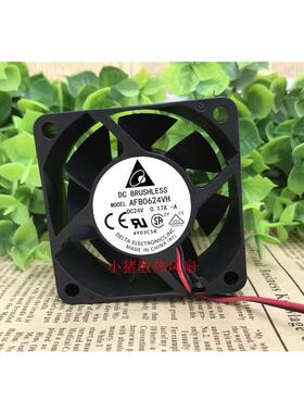 原装台达DELTA AFB0624VH 6025/ DC24V 0.17A 60*60*25MM散热风扇