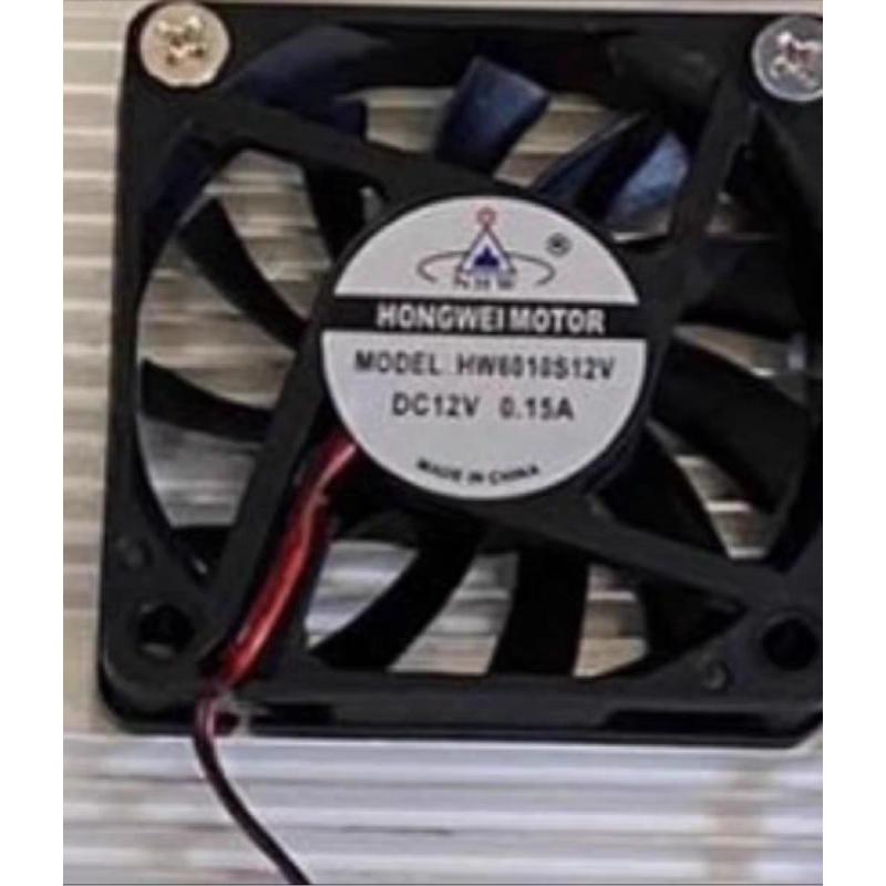 HW6010S12V HONGWEI MOTOR 6010 12V 0.15A 6厘米 机箱散热风扇