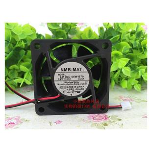 B70 6025 6CM 全新NMB 0.25A两线 05W 24V 变频器散热风扇 2410ML
