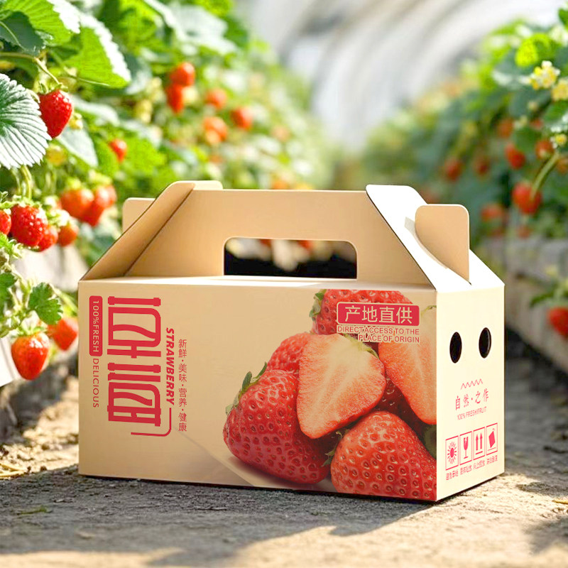 草莓礼盒包装盒子定制草莓礼品盒草莓包装箱子草莓包装盒礼盒空盒,包装,礼品盒,淘宝优惠券,粉丝福利购,淘宝优惠卷