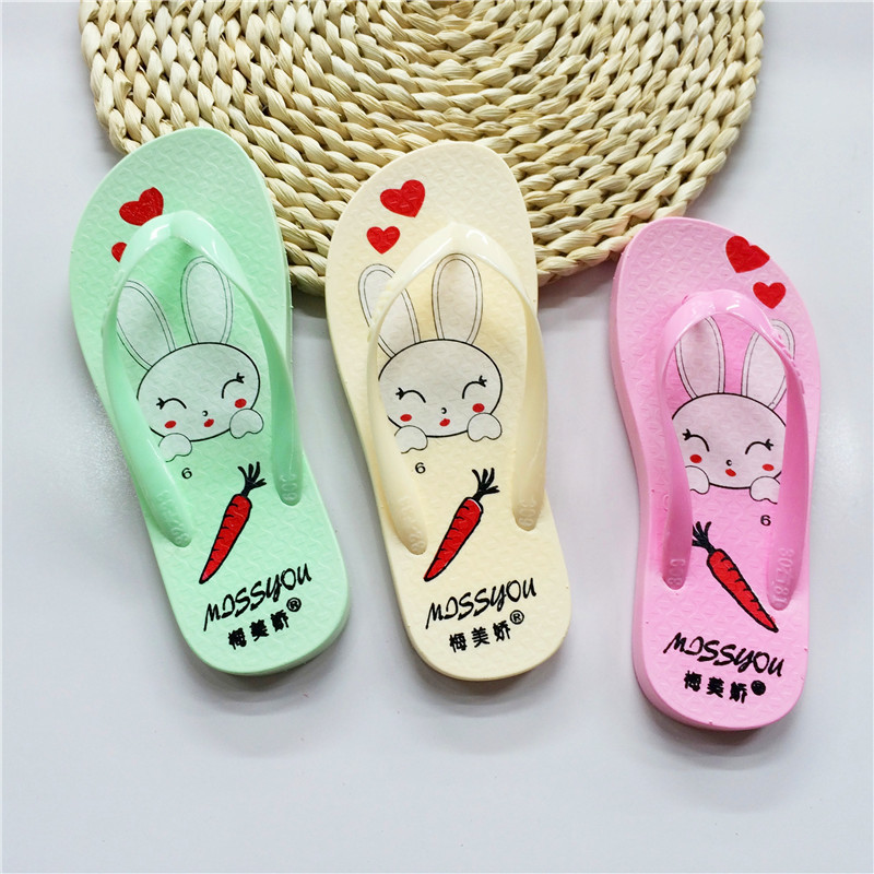 Dễ thương bunny cartoon dép trẻ em dép mùa hè dép chàng trai Hàn Quốc và cô gái dép dép Trailer bãi biển