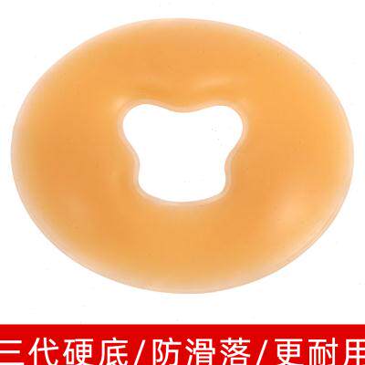 床枕芯硅胶趴枕枕头冰凉带洞垫头按摩垫圆垫肉T感u型按摩床脸