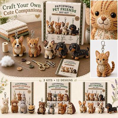 创意热销新可爱款3D Beaded DIY Kit 3D布艺DIY材料包