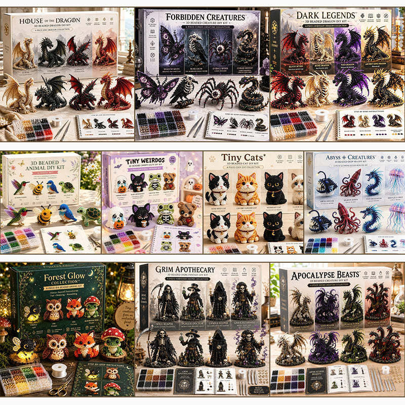 3D Beaded Animal&Fantasy DIY Collection 串珠动物幻想系列