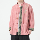 2025新中式风夹克刺绣外套复古中式唐装男A087-1-JK767P125，男装夹克，电商A087-1