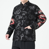 2025新中式风夹克刺绣外套复古中式唐装男A087-1-JK766P125，男装夹克，电商A087-1
