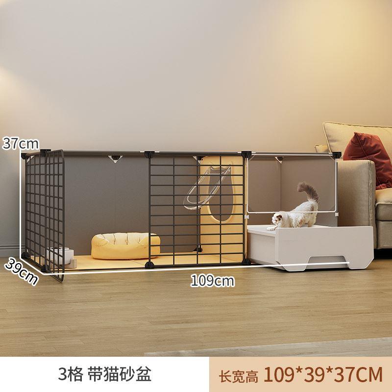 猫笼子家用室内小户型厕所猫砂盆猫窝一体猫咪别墅猫屋不占地空笼