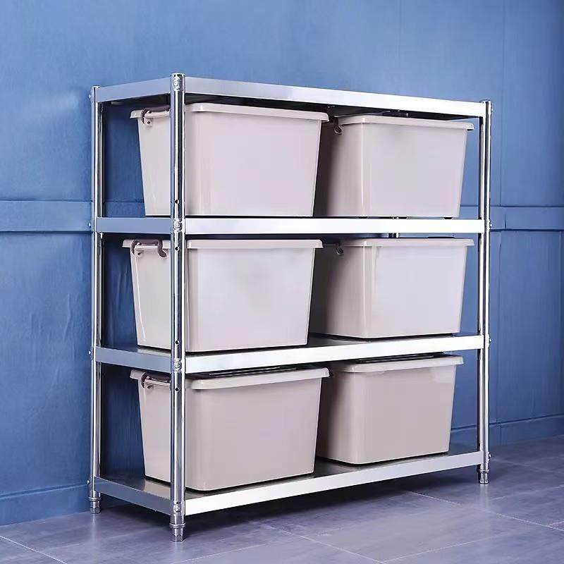 不锈钢厨房置物架收纳整理烤箱架微波炉架储物家用多层菜柜架货架