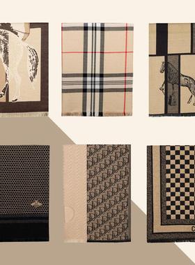 样板房间衣帽间装饰围巾摆件卧室挂衣架意式轻奢围巾软装陈列饰品