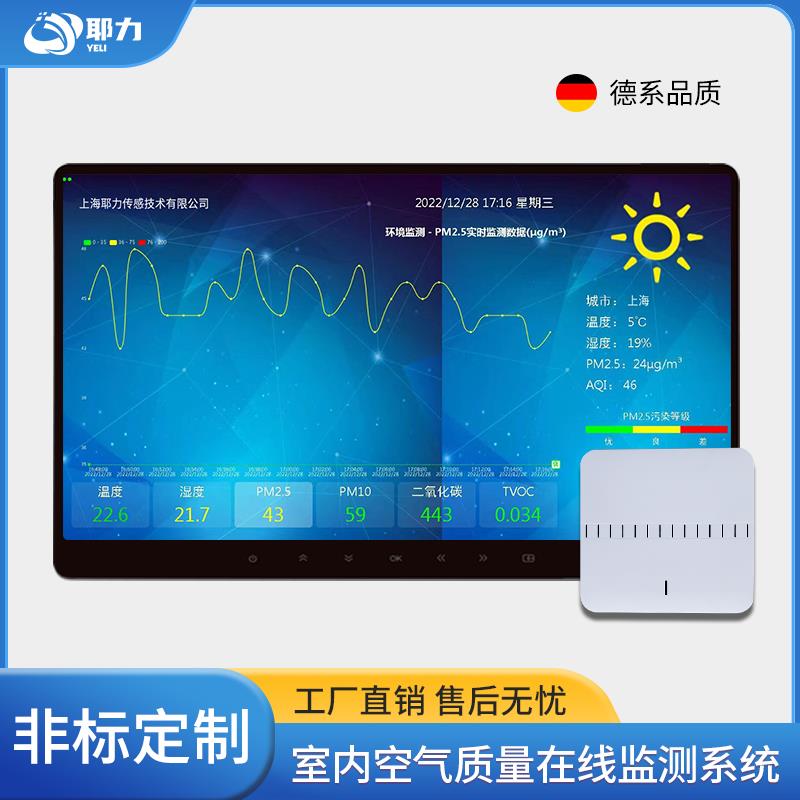 多参数室内空气质量检测仪器专业PM2.5甲醛学校办公环境监测系统