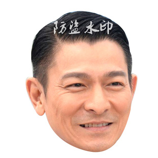 刘德华平面纸面具节日派对搞气氛搞笑搞怪氛围道具定制