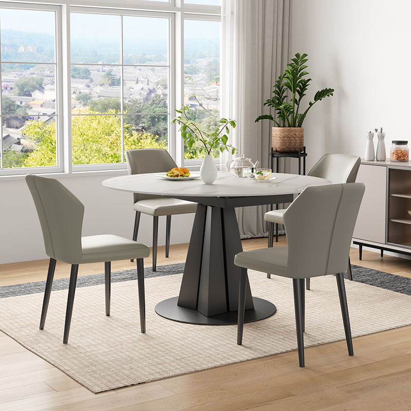 奥古斯特方圆两用伸缩折叠餐桌