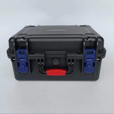 新款黑色手提塑料工具箱 车载配件收纳箱 电子产品防护箱 pp配件