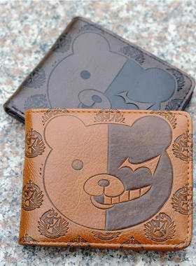 Danganronpa Monokuma PU leather wallet Trigger Happy Havoc