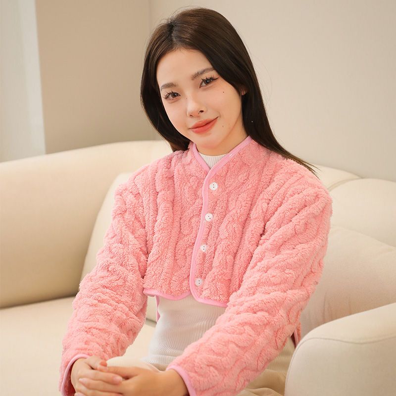 保暖护肩睡觉防寒膀睡衣