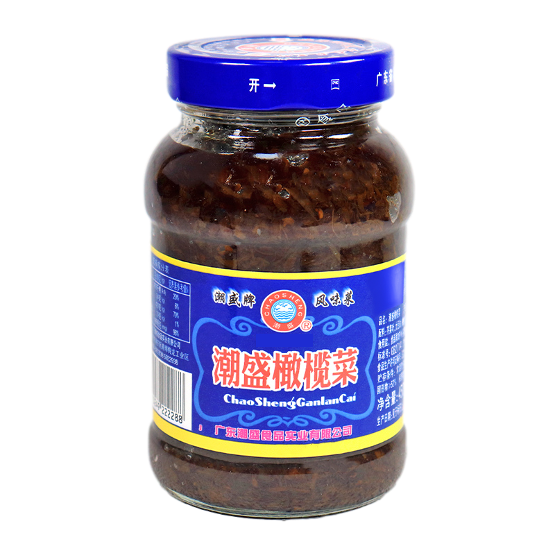 潮盛橄榄菜潮汕特产酱菜下饭