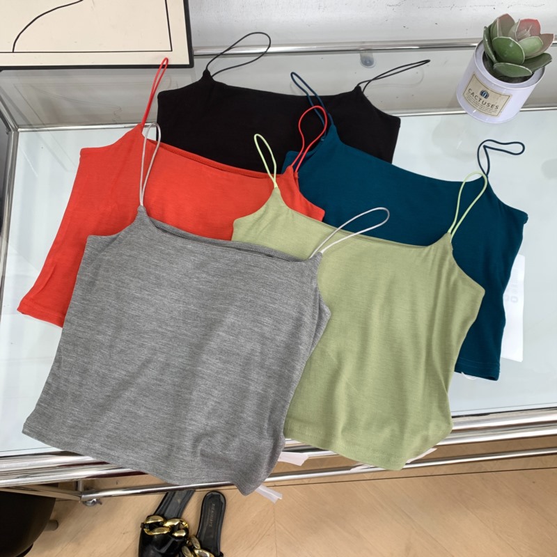 纯欲辣妹吊带背心春季新款简约修身显瘦上衣 C#25