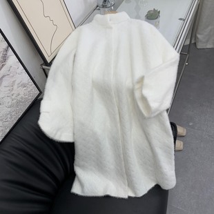 1.23kg冬季 气质宽松环保毛外套 高级感时尚 2025新款