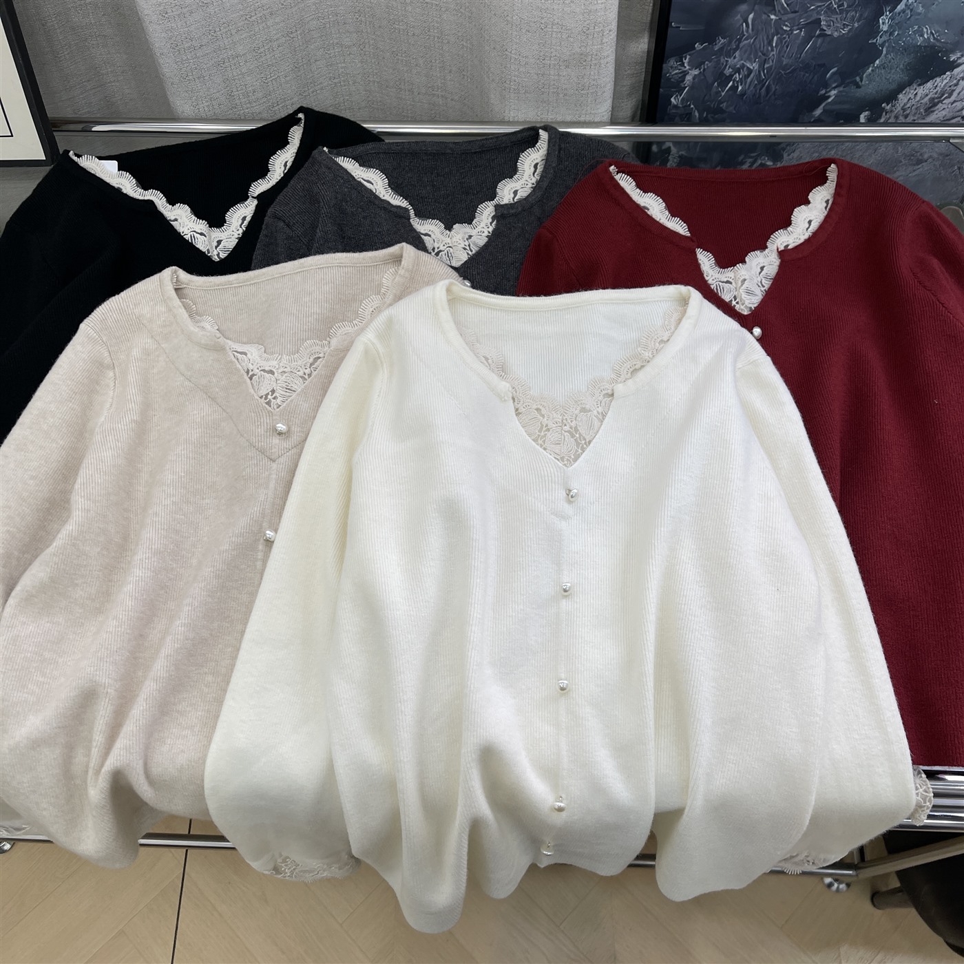 针织衫圆领小众百搭时尚新款2025套头打底时尚上衣女 K#16