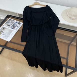 显瘦气质女裙子L 新款 高级感赫本风连衣裙秋冬季 法式