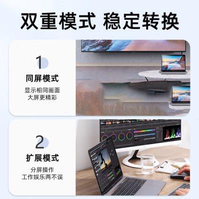 力特（Z-TEK）USB转HDMI高清转换器 台式机外置显卡同屏扩展线