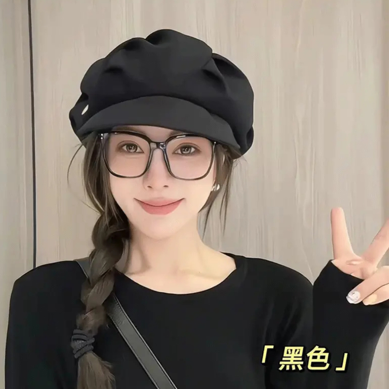 云朵帽日系大头围画家帽大码大号