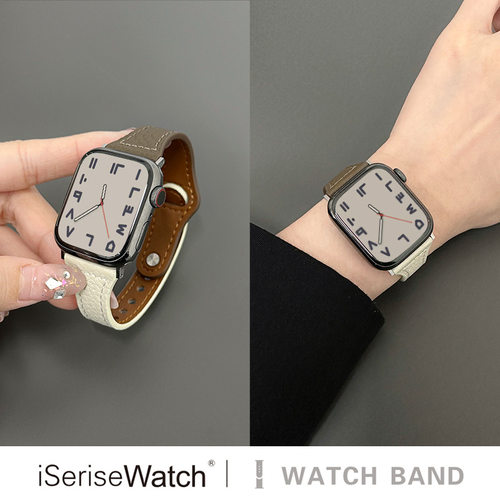 荔枝纹T型钉子扣iseriswatch表带