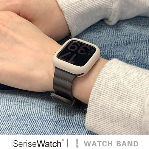 面包纯色硅胶iwatch表带