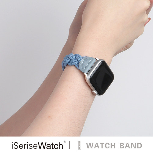 编织一体创意小众新款尼龙表带