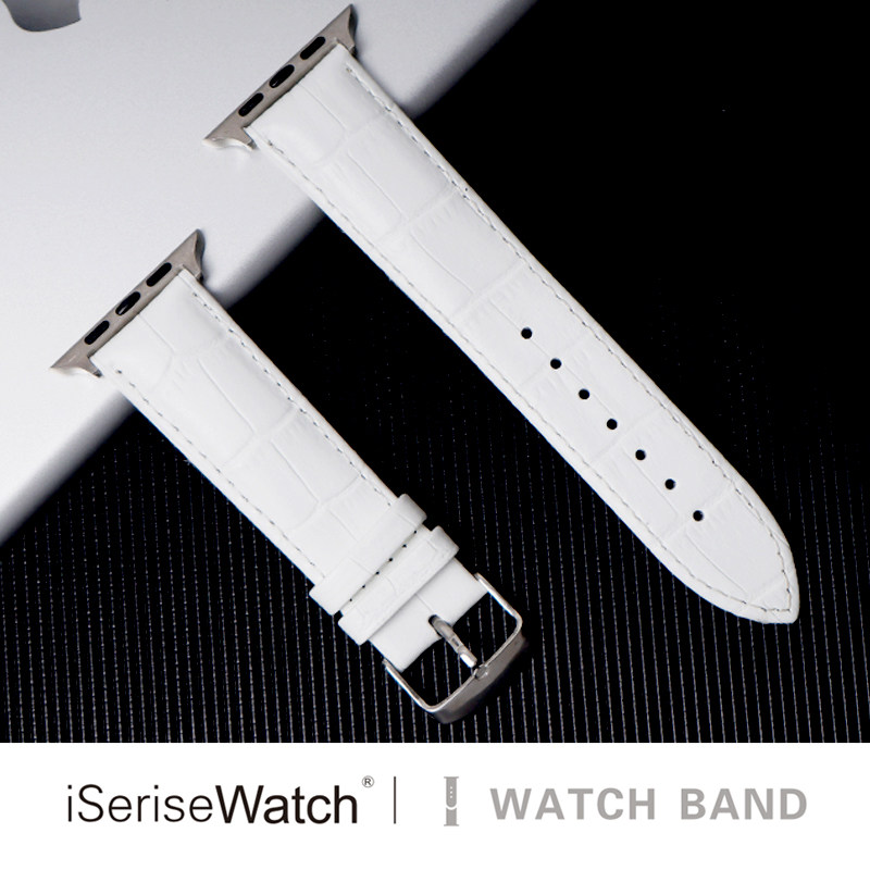 適用蘋果手表5代iwatch6表帶applewatch se表帶壹三四代鳄魚紋1/2/3代42/38/40/44mm皮質簡約個性潮牌男女生在類目 智能設備, 智能設備配件, 智能手錶手環錶帶/腕帶中 - 來自Buy2taobao.com提供專業的淘寶代購服務
