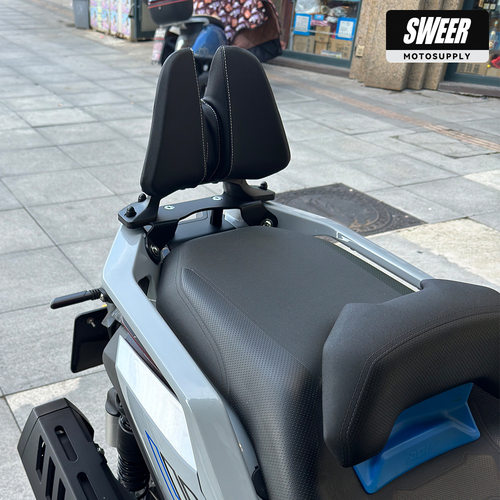 适用24-26zontes升仕368G改装后靠背改装铝合金加高腰靠舒适靠背