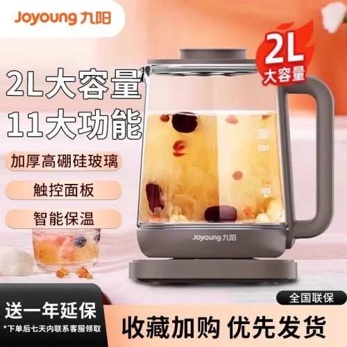 九阳办公室小型加厚玻璃养生壶