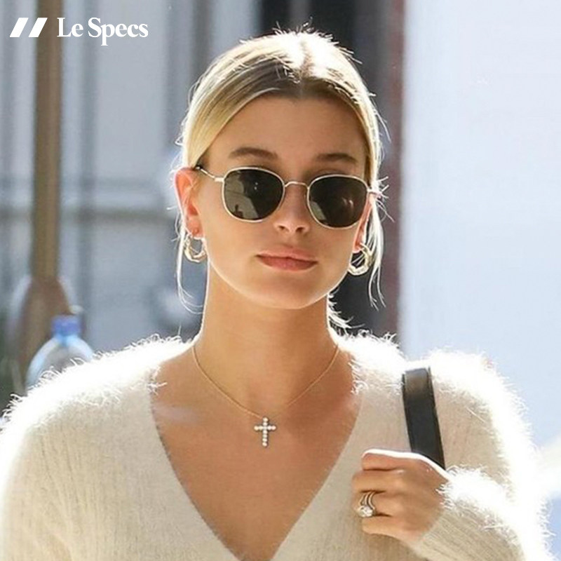 Le Specs墨镜 欧美明星同款复古圆形偏光太阳镜女夏季街拍Neptune