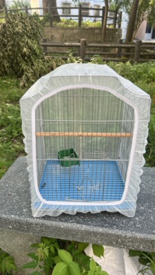 鸟笼防飞溅网,鸟笼保护防尘罩,防羽毛,防溅食专用能定制各种尺寸