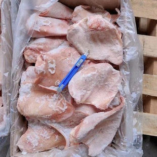 新鲜猪耳朵片猪耳尖冻新鲜猪耳朵商用无根猪耳纯干货无毛无根猪儿