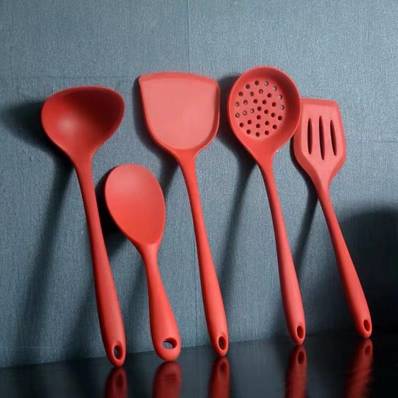 硅胶锅铲不粘锅专用铲炒菜铲子厨具家用食品级炒勺汤勺漏勺耐高温