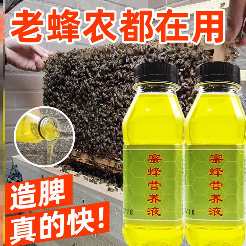 蜜蜂营养液中蜂饲料糖浆喂蜂意蜂过冬养蜂蜂具全套浓缩加强型蜂粮