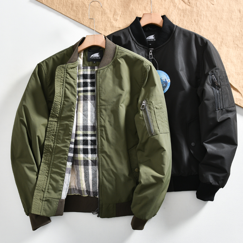 秋季工装山系棒球领百搭夹克外套