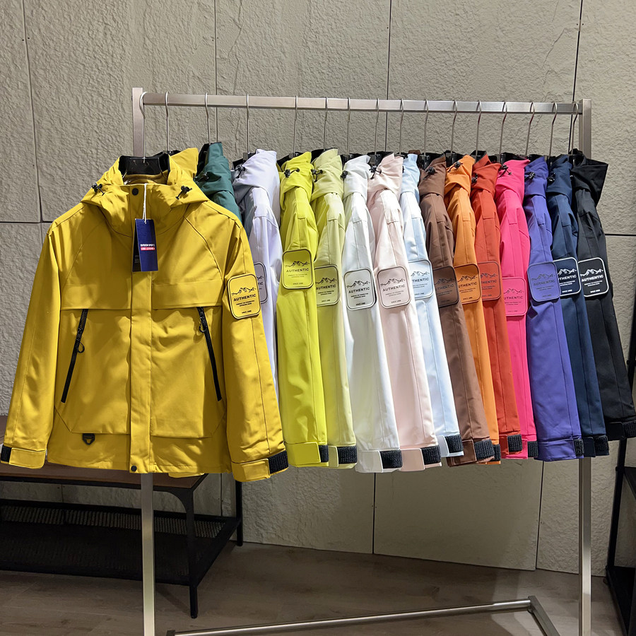 户外三合一防风防水冲锋衣外套