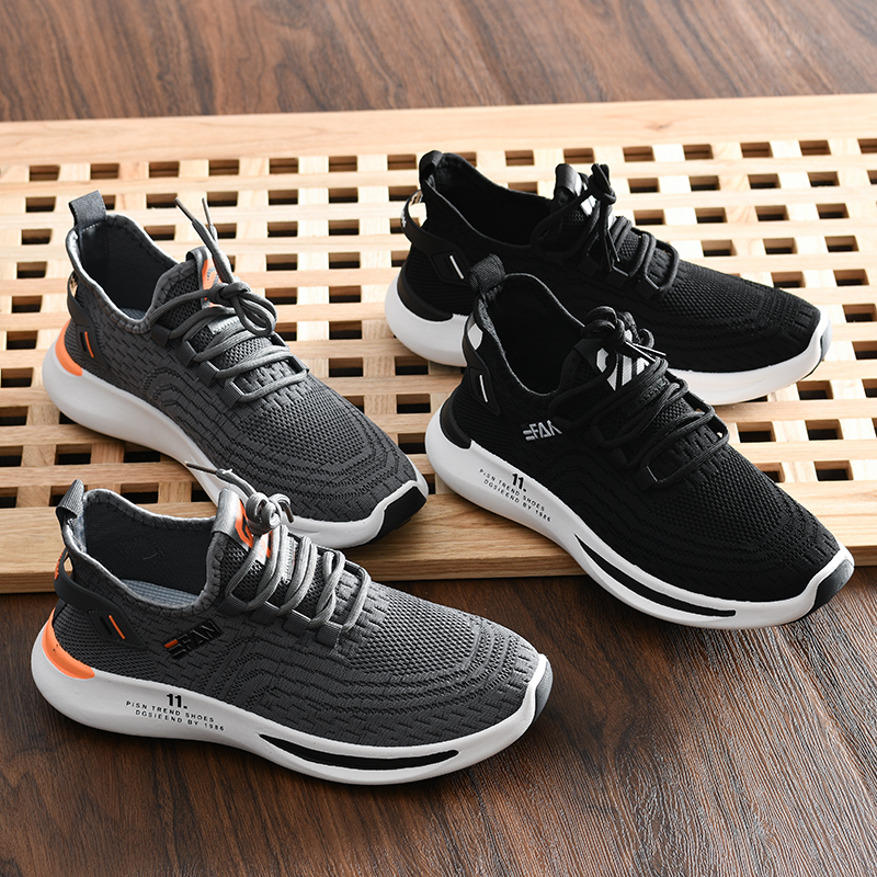 百搭轻便网面透气跑步运动休闲鞋