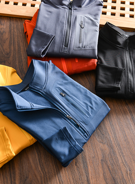 鼎力主推！毒家巨献！户外飞禽半拉链压胶机能加绒运动长袖T恤男