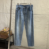 舒适透气立裁剪直筒牛仔裤 春夏外贸男士 水洗磨白工艺 重磅推荐